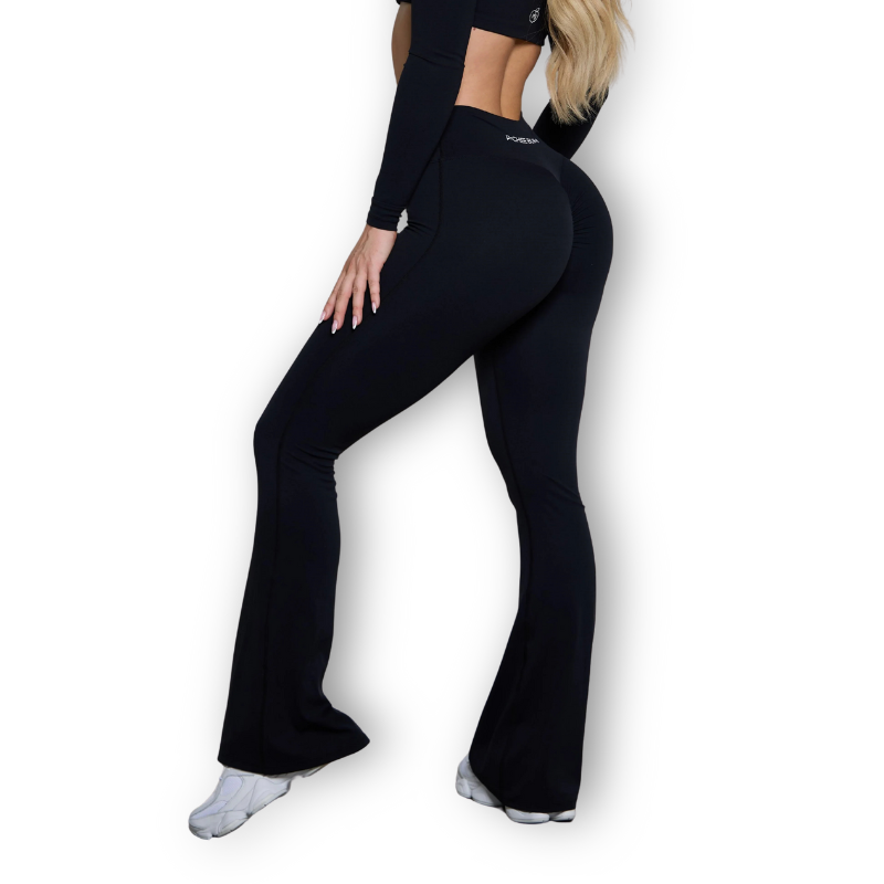 Flare Scrunch Butt Yoga Pants – High-Waist, Booty-Lifting & Ultra-Stretchy